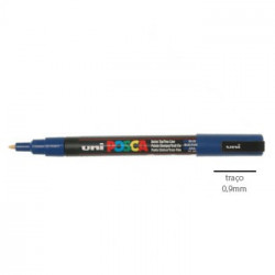 Marcador Uniball Posca PC3M 0,9mm Azul -1un