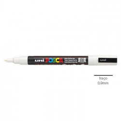 Marcador Uniball Posca PC3M 0,9mm Branco -1un