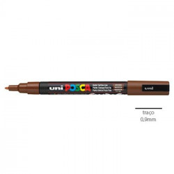 Marcador Uniball Posca PC3M 0,9mm Castanho -1un