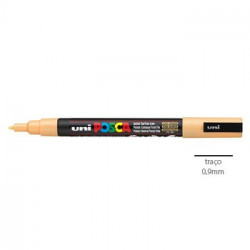 Marcador Uniball Posca PC3M 0,9mm Laranja Claro -1un