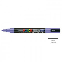 Marcador Uniball Posca PC3M 0,9mm Lilas -1un