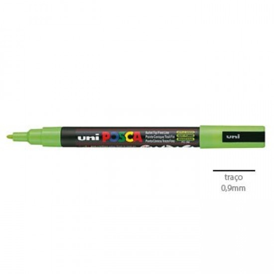 Marcador Uniball Posca PC3M 0,9mm Verde Maca -1un