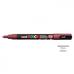 Marcador Uniball Posca PC3M 0,9mm Vinho Tinto -1un