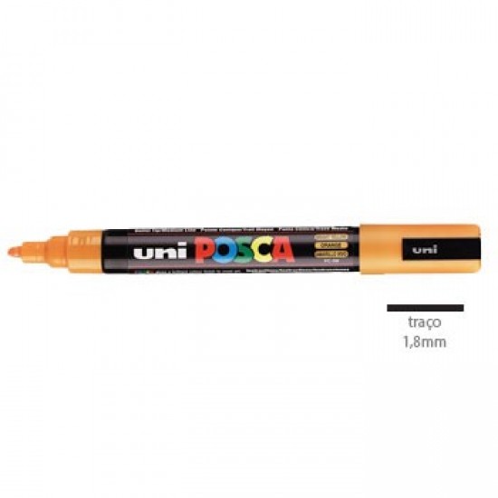 Marcador Uniball Posca PC5M 1,8mm Amarelo brilhante -1un