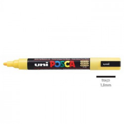 Marcador Uniball Posca PC5M 1,8mm Amarelo Palha -1un