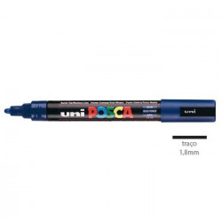 Marcador Uniball Posca PC5M 1,8mm Azul -1un