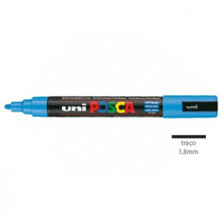 Marcador Uniball Posca PC5M 1,8mm Azul Ceu -1un