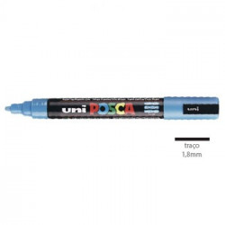 Marcador Uniball Posca PC5M 1,8mm Azul Claro -1un