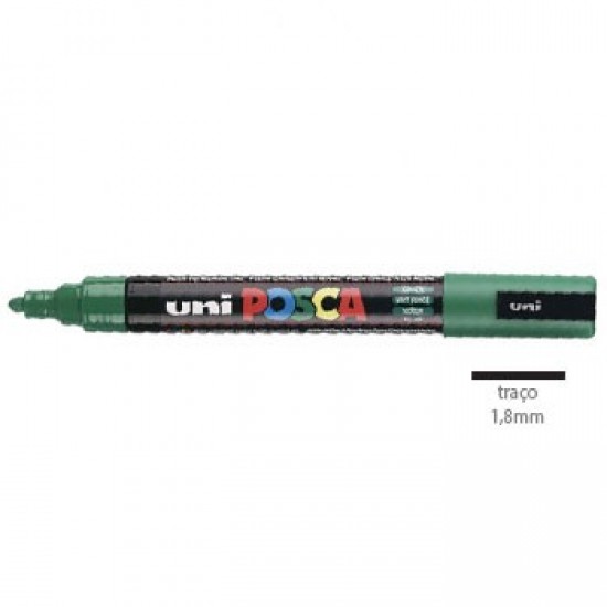 Marcador Uniball Posca PC5M 1,8mm Verde -1un