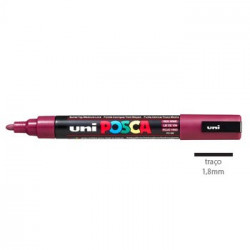 Marcador Uniball Posca PC5M 1,8mm Vinho Tinto -1un