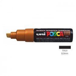 Marcador Uniball Posca PC8K 8,0mm Bronze -1un