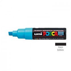 Marcador Uniball Posca PC8K 8,0mm Turquesa -1un