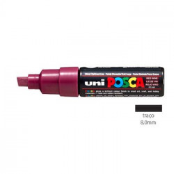Marcador Uniball Posca PC8K 8,0mm Vinho Tinto -1un