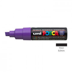 Marcador Uniball Posca PC8K 8,0mm Violeta -1un