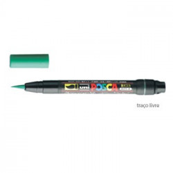 Marcador Uniball Posca PCF350 Livre Verde- 1un