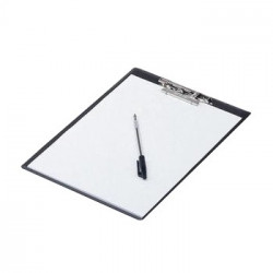 Clip Board Plastico c/Capa 34x22,5cm Roma 245 Azul