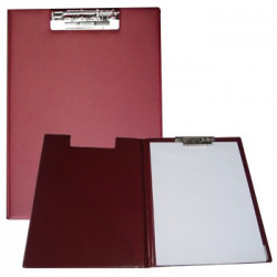 Clip Board Plastico c/Capa e Bolsa Interior Roma 255