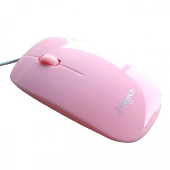Rato Optico USB Style Rosa
