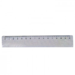Regua Plastico 15cm - 1un