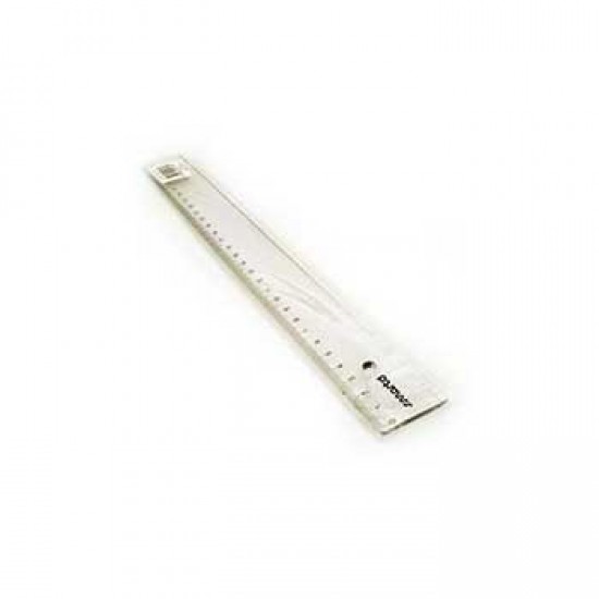 Regua Plastico Cristal SmartD 30cm -1 un