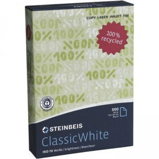 Papel Fotocopia A4 80gr Reciclado Steinbeis Papier 500Fls