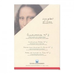 Bloco Papel Pintura Oleo 17x24cm 230gr 10Folhas