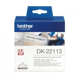 Rolo de pel&ordm;cula cont&ordm;nua autocolante (branca) 62mmx15,24mt