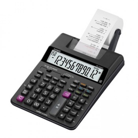 Calculadora de Secretaria Casio HR150RCE 12 Digitos c/ Fita
