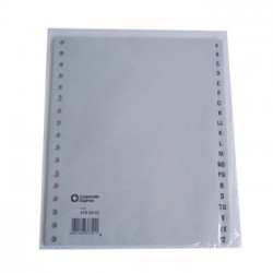 Separadores Plastico Indice A5 - (de A a Z)
