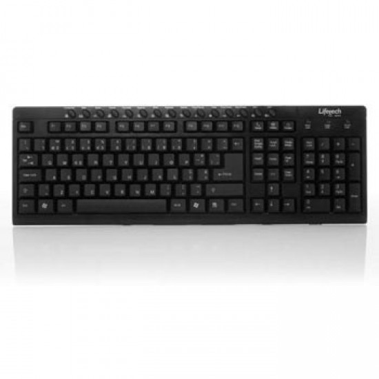 Teclado Multimedia Basic Preto USB