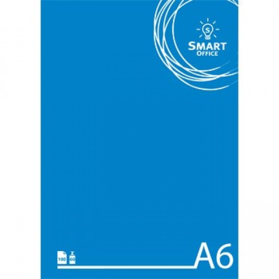 Bloco Notas Smart Office A6 Liso, 60gr, 100 Folhas
