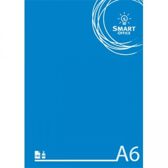 Bloco Notas Smart Office A6 Pautado, 60gr, 100 Folhas