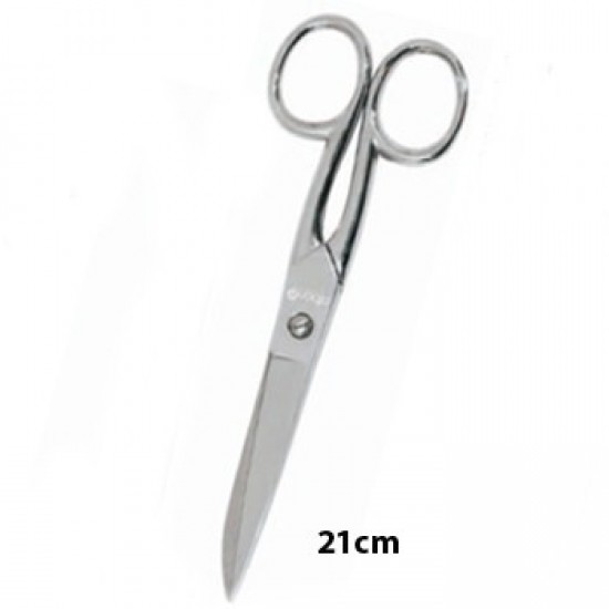 Tesoura 21cm Corpo Metalico - 1un