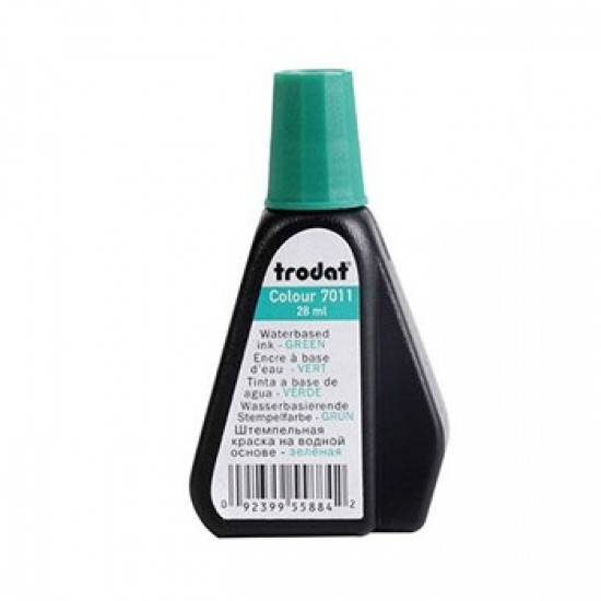Tinta p/Carimbos Trodat 7011 25 ml - Verde