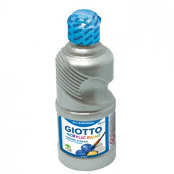 Guache Liquido Giotto Acrilico 250ml Prata