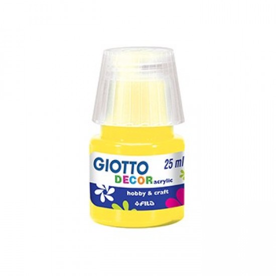 Guache Liquido Giotto Decor Acrilico 25ml Amarelo