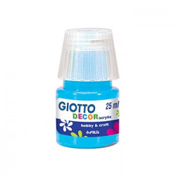 Guache Liquido Giotto Decor Acrilico 25ml Azul Celeste