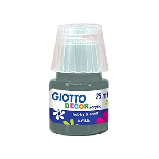 Guache Liquido Giotto Decor Acrilico 25ml Cinzento Escuro