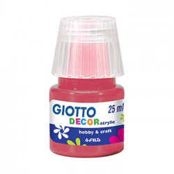 Guache Liquido Giotto Decor Acrilico 25ml Vermelho Carmim