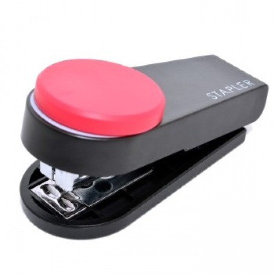 Agrafador n&ordm;10 de Bolso 12Folhas Max 10XS Rosa