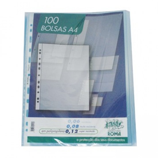 Bolsa Catalogo A4 Liso 120Microns (Roma193) (Pack100)