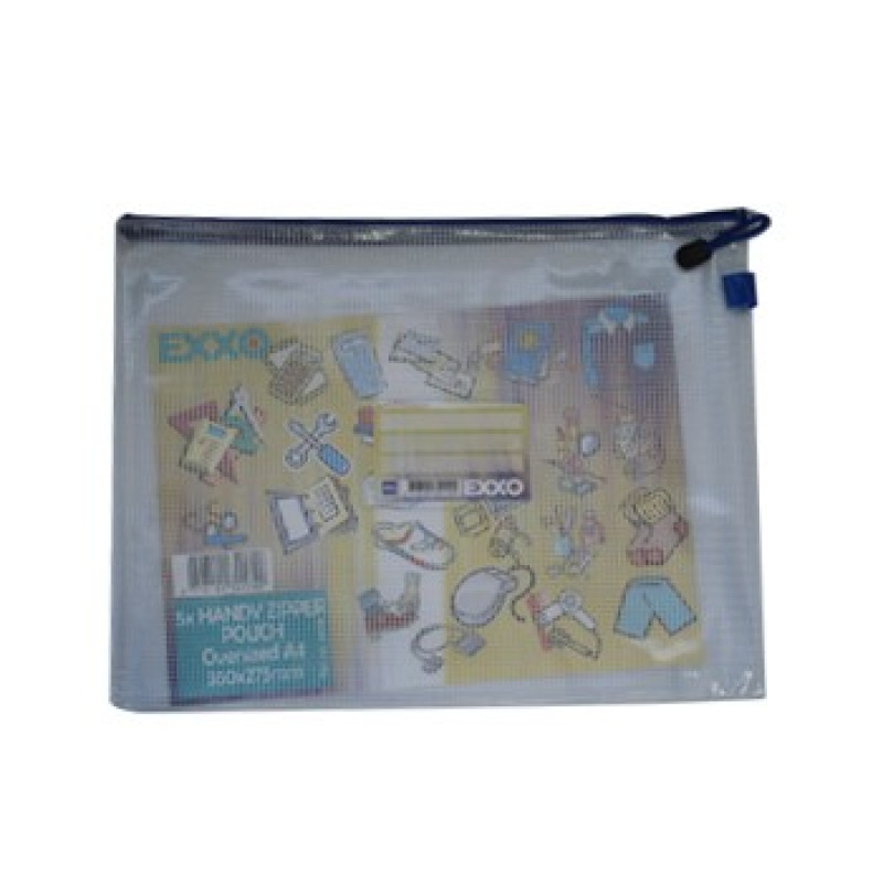 Bolsa Plastico c/Reforco Fio A4 c/Fecho Correr 1un (17385)