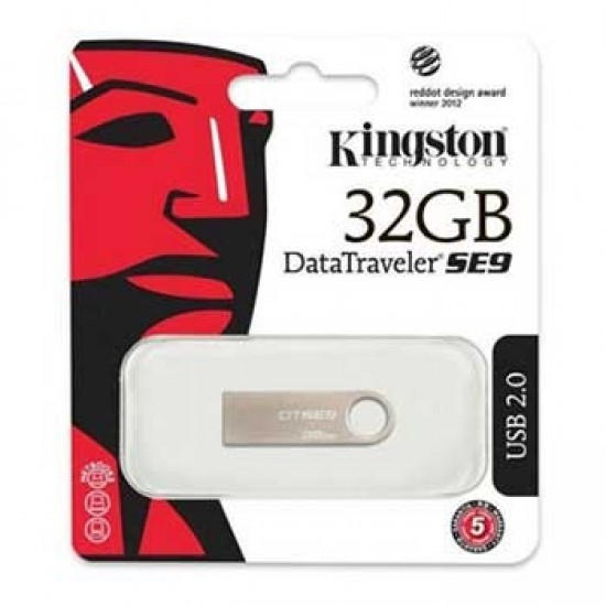 Flash Drive 32GB Kingston DataTraveler SE9 Prata USB 2.0