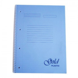 Caderno Espiral Capa PP A4 Pautado 100fls Cores Sortidas
