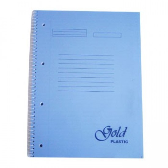 Caderno Espiral Capa PP A4 Pautado 100fls Cores Sortidas