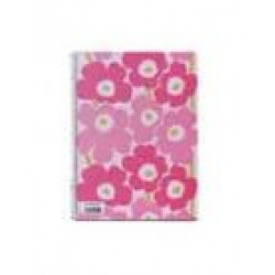 Caderno Espiral Dupla A4 Marimekko Liso 80Fls Rosa -1un