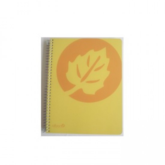 Caderno Espiral Polipropileno A5 Quad c/Furos 120Fls