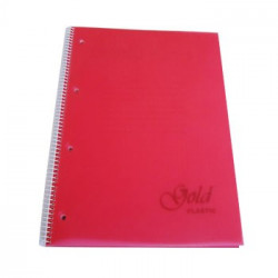 Caderno Espiral PP A4 Quadricul. 100fls 70grs Cores Sortidas