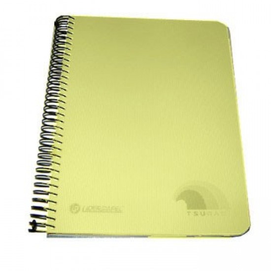 Caderno Espiral Tsunami A4 Quadriculado 160 Fls amarelo