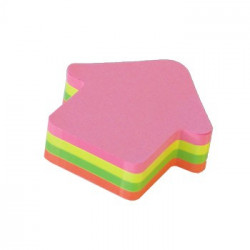 Bloco Adesivo Motivo Seta 70x70mm 200Folhas